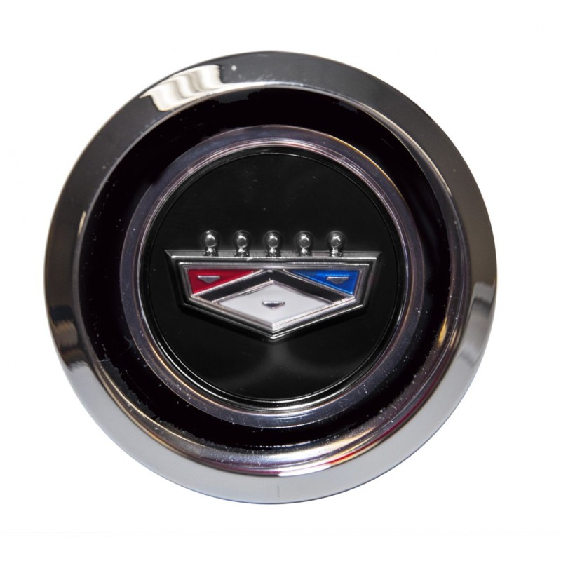 FORD MUSTANG 1969-1973 MAGNUM 500 CENTRE DE ROUE NOIR Hub cap black SCOTT DRAKE C9OZ-1130-BLACK