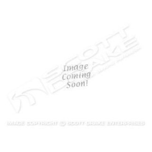 FORD MUSTANG 1969-1970 SPORTSROOF FASTBACK KIT DE MONTAGE DES PERSIENNES DE VITRE ARRIERE Rear Window Louver Hardware Kit SCOTT