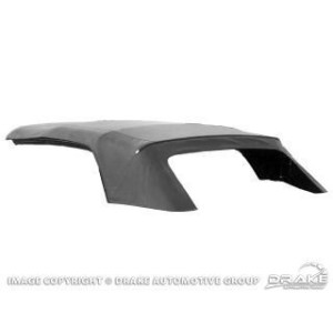 FORD MUSTANG 1969-1970 CABRIOLET CAPOTE NOIR + VITRE RIGIDE Convertible Top With glass window black SCOTT DRAKE C9ZZ-7652701-PB
