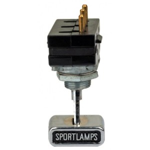 FORD MUSTANG 1970 MACH 1 Sport Lamp switch assembly SCOTT DRAKE D0ZZ-13256