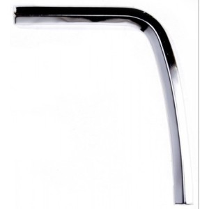 FORD MUSTANG 1967-1968 COUPE ET CABRIOLET BAGUETTE CHROME EXTENSION ARRIERE DROIT + FIXATIONS quarter panel extension molding co