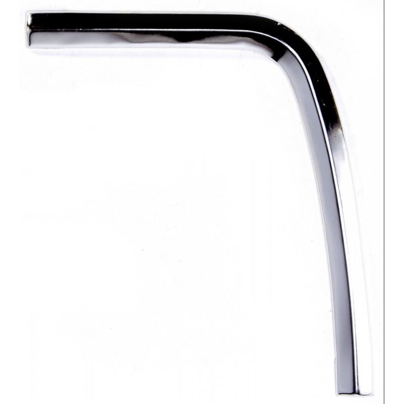 FORD MUSTANG 1967-1968 COUPE ET CABRIOLET BAGUETTE CHROME EXTENSION ARRIERE DROIT + FIXATIONS quarter panel extension molding co