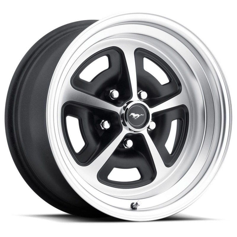 FORD MUSTANG 1964-1973 V8 JANTE ALUMINIUM MAGNUM 500 ALUMINIUM SATIN 16 x 8 pouces déport 4.5 BS (entraxe 114.3 x 5 goujons) Mag
