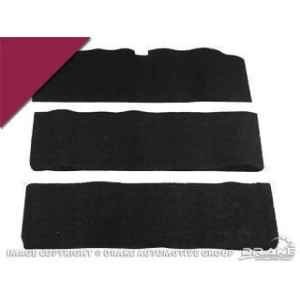FORD MUSTANG 1967-1973 FASTBACK SPORTSROOF Fold down carpet marron SCOTT DRAKE FD-67-MR