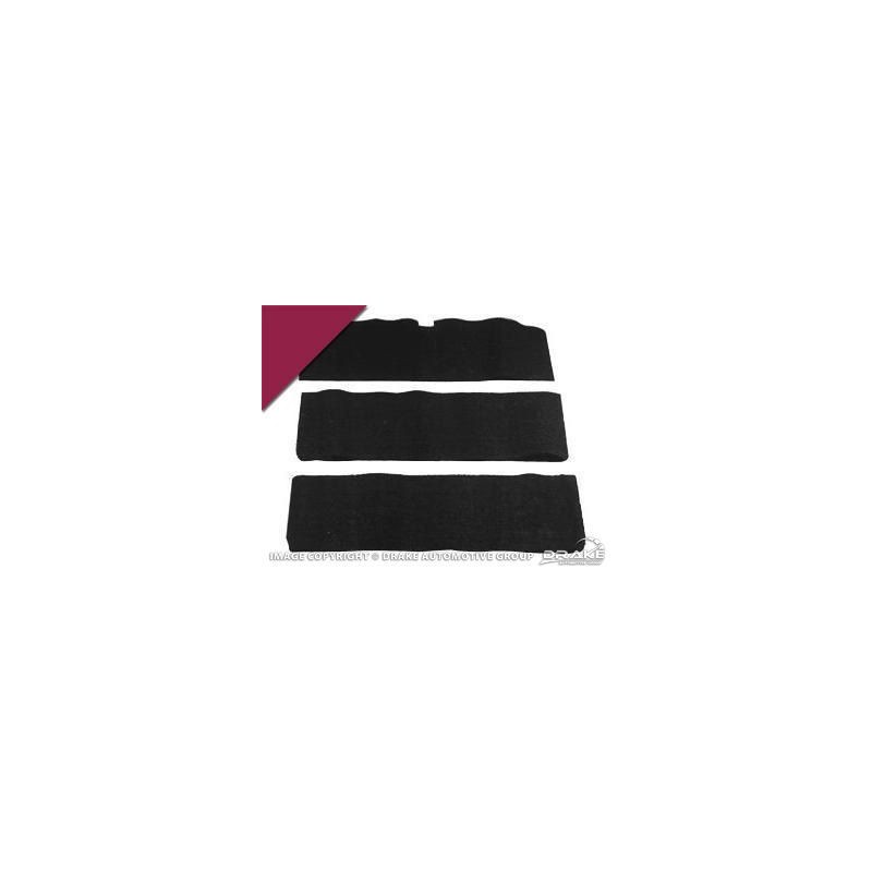 FORD MUSTANG 1967-1973 FASTBACK SPORTSROOF Fold down carpet marron SCOTT DRAKE FD-67-MR