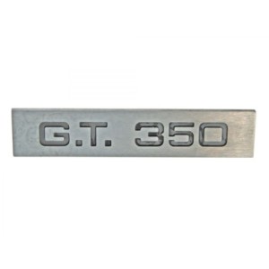 FORD MUSTANG 1965-1966 COUPE CABRIOLET FASTBACK GT 350 GT350 SHELBY LOGO DE FACE ARRIERE Tail Light Panel Emblem GT350 SCOTT DRA