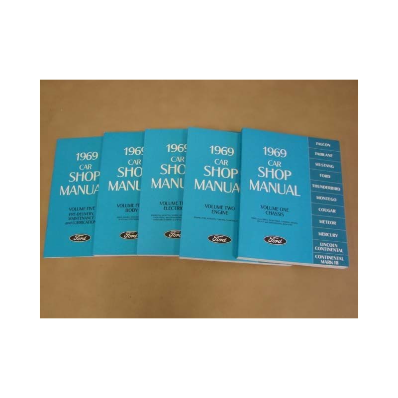 FORD MUSTANG 1969 MANUEL D ATELIER Shop Manual SCOTT DRAKE SM-69