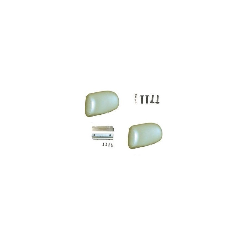 FORD MUSTANG 1964-1967 PAIRE DE REPOSES TETE POUR SIEGES SPORT LIERRE DORE Sport Seat headrest Ivy Gold pair SCOTT DRAKE SS-HR-I
