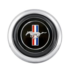 FORD MUSTANG 1964-1973 BOUTON DE KLAXON TRI BARRE Tri-Bar Horn Button SCOTT DRAKE S7MS-3623-MG