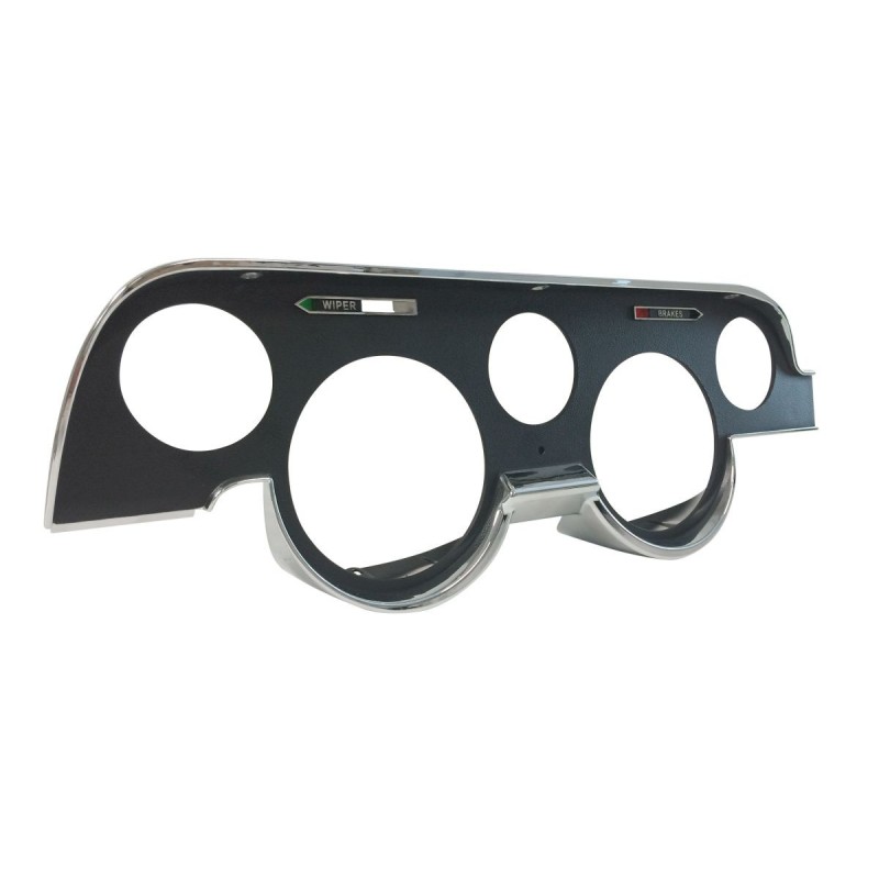 FORD MUSTANG 1967-1968 FACADE DE COMPTEUR PRO TOURING POUR ENCASTREMENT JAUGE NOIR Custom gauge bezel black SCOTT DRAKE C7ZZ-108