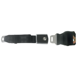 FORD MUSTANG 1968-1969 CEINTURE DE SECURITE NOIRE RETRACTABLE CONCOURS DELUXE Concours Deluxe Black Retractable seat belt SCOTT