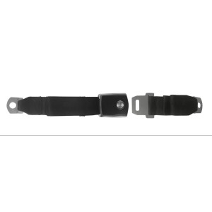 FORD MUSTANG 1968-1970 CEINTURE DE SECURITE NOIRE CONCOURS DELUXE Concours Deluxe Black seat belt SCOTT DRAKE SB-BK-68-C