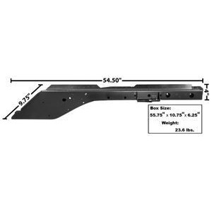 FORD MUSTANG 1965-1970 COUPE CABRIOLET FASTBACK LONGERON COMPLET AVANT GAUCHE COTE CONDUCTEUR Front Frame Rail MUSCLECAR GT 3630