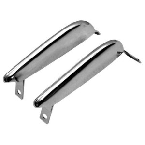 FORD MUSTANG 1964-1966 PAIRE DE BANANES POUR PARE CHOC AVANT front bumper guards concours MUSCLECAR GT 3636A LG-10-256