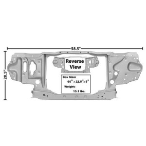 FORD MUSTANG 1971-1973 FACE AVANT SUPPORT DE RADIATEUR Radiator Support with cross member MUSCLECAR GT 3640J