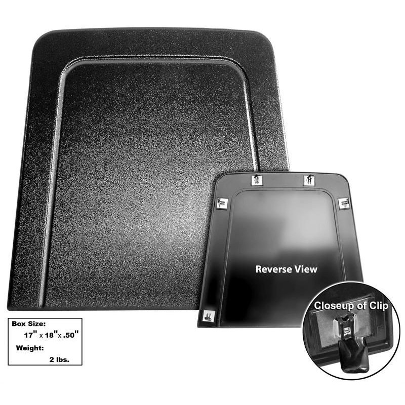 FORD MUSTANG 1969-1970 PANNEAU PLASTIC ARRIIRE SIEGE UNIVERSEL GAUCHE OU DROIT seat back panel rhlh MUSCLECAR GT 3641RZ