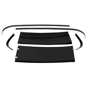 FORD MUSTANG 1967-1968 FASTBACK PANNEAUX INTERIEURS ARRIERE METAL roof rear filler panel and trim molding 6pcs/kit MUSCLECAR GT