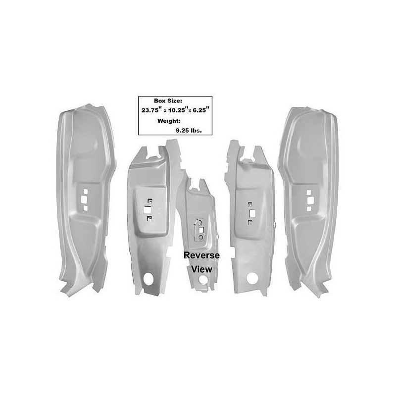 FORD MUSTANG 1964-1966 MONTANTS pillar b 4pcs/set MUSCLECAR GT 3644A