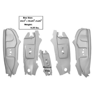 FORD MUSTANG 1967-1968 pillar b 4pcs/set MUSCLECAR GT 3644B