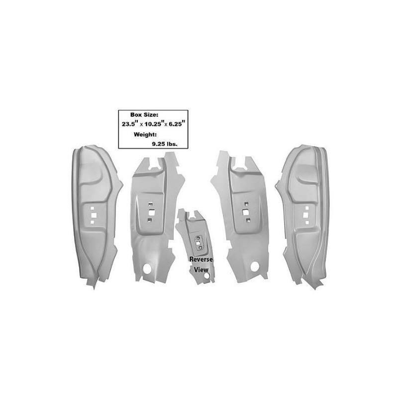 FORD MUSTANG 1967-1968 pillar b 4pcs/set MUSCLECAR GT 3644B
