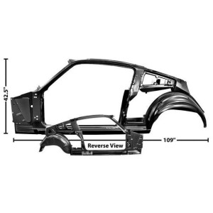 FORD MUSTANG 1964-1966 FASTBACK LATERAL GAUCHE quarter/door frame assy lh MUSCLECAR GT 3644F
