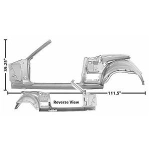 FORD MUSTANG 1964-1966 CABRIOLET LATERAL DROIT quarter/door frame assy rh conv MUSCLECAR GT 3645P