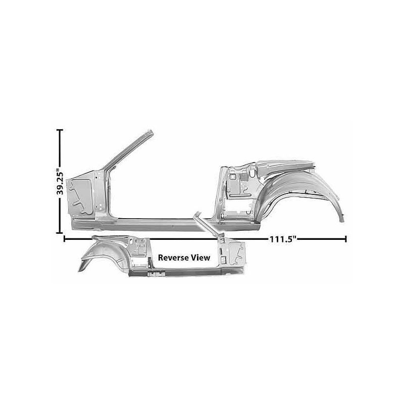 FORD MUSTANG 1964-1966 CABRIOLET LATERAL DROIT quarter/door frame assy rh conv MUSCLECAR GT 3645P