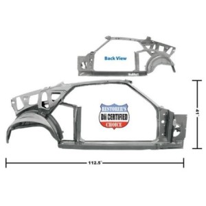 FORD MUSTANG 1969 FASTBACK SPORTSROOF LATERAL DROIT quarter/door frame assy rh MUSCLECAR GT 3645R