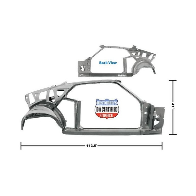 FORD MUSTANG 1969 FASTBACK SPORTSROOF LATERAL DROIT quarter/door frame assy rh MUSCLECAR GT 3645R