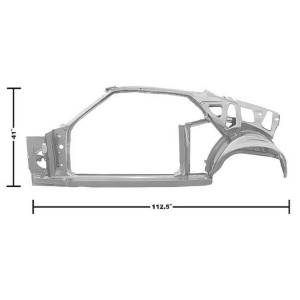 FORD MUSTANG 1969 FASTBACK SPORTSROOF LATERAL GAUCHE quarter/door frame assy lh MUSCLECAR GT 3645S