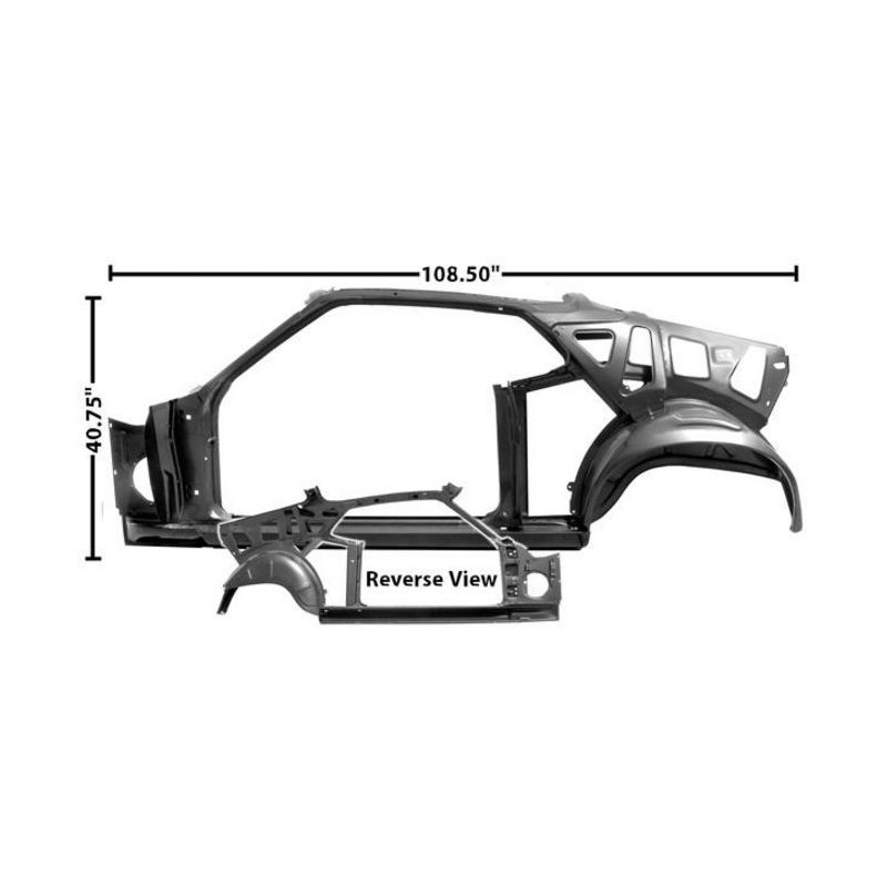 FORD MUSTANG 1970 FASTBACK SPORTSROOF LATERAL GAUCHE quarter/door frame assy lh MUSCLECAR GT 3645Z