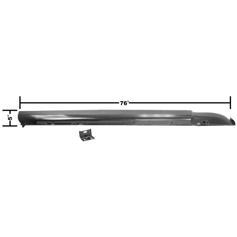FORD MUSTANG 1964-1966 COUPE FASTBACK BAS DE CAISSE COMPLET DROIT COTE PASSAGER rocker Panel Complete Right Hand MUSCLECAR GT 36