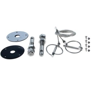 FORD MUSTANG 1964-1973 SS BROCHES DE CAPOT RACING deluxe hood pin kit SCOTT DRAKE C5ZZ-16892-SSK