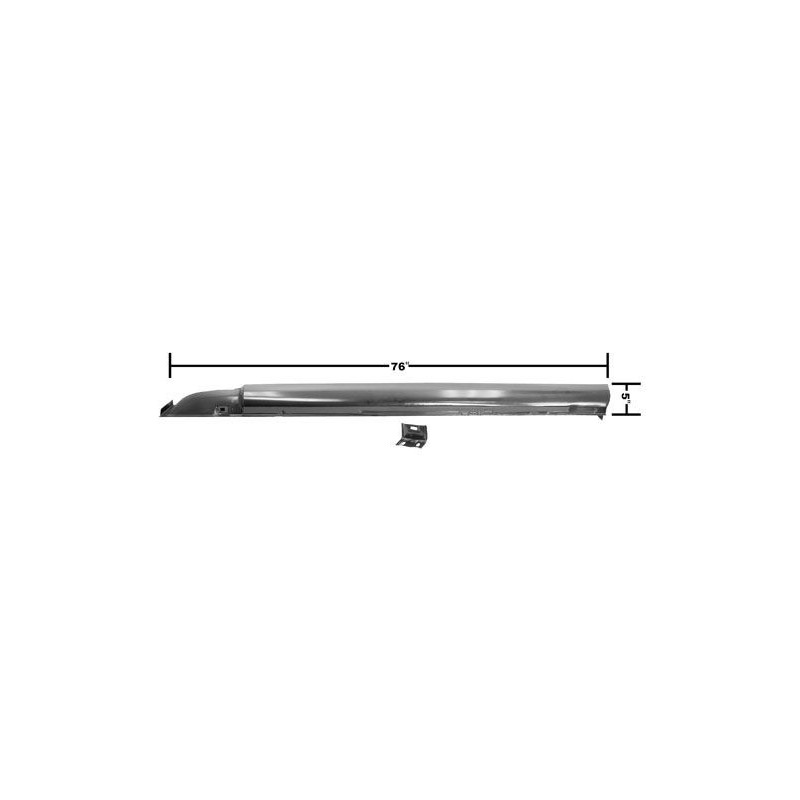 FORD MUSTANG 1964-1966 COUPE FASTBACK BAS DE CAISSE COMPLET GAUCHE COTE CONDUCTEUR rocker Panel Complete Left Hand MUSCLECAR GT