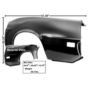 FORD MUSTANG 1970 CABRIOLET AILE ARRIERE GAUCHE quarter panel lh conv MUSCLECAR GT 3647XX