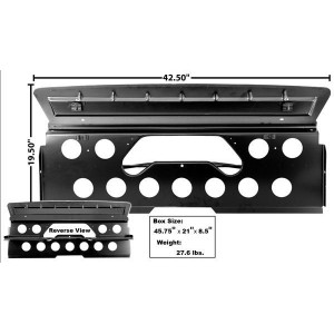 FORD MUSTANG 1969-1970 CABRIOLET SUPPORT DE DOSSIER DE BANQUETTE ARRIERE rear seat mount panel conv MUSCLECAR GT 3647YE