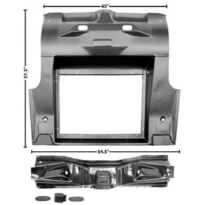 FORD MUSTANG 1964-1966 PLANCHER DE COFFRE COUPE ET FASTBACK trunk floor complete MUSCLECAR GT 3649S
