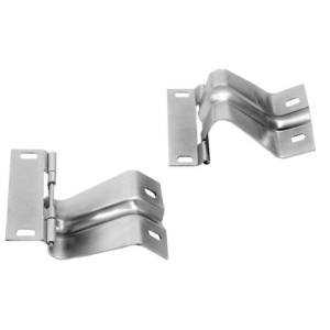 FORD MUSTANG 1967-1970 FASTBACK SPORTSROOF PAIRE DE CHARNIERES DE TRAPPE INTERIEUR DERRIERE BANQUETTE ARRIERE Trap door hinge MU