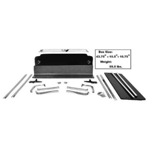 FORD MUSTANG 1967-1970 FASTBACK SPORTSROOF BANQUETTE ARRIERE RABATTABLE COMPLETE AVEC CHROMES (sauf moquette) fold down seat ass
