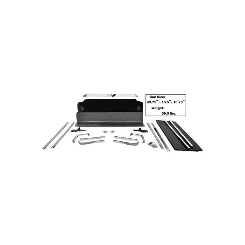 FORD MUSTANG 1967-1970 FASTBACK SPORTSROOF BANQUETTE ARRIERE RABATTABLE COMPLETE AVEC CHROMES (sauf moquette) fold down seat ass