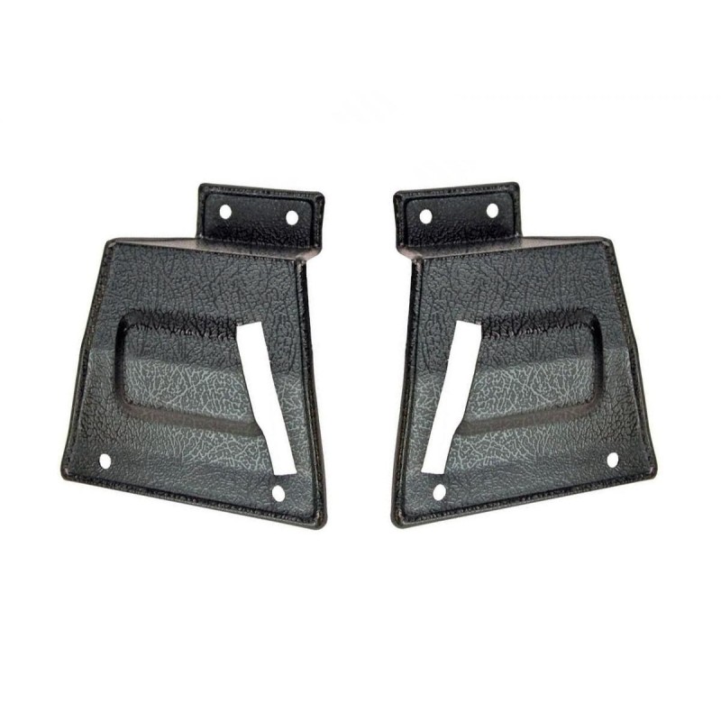FORD MUSTANG 1967-1968 FASTBACK CACHE D EMPLACEMENT DE GACHE POUR DOSSIER NON RABATTABLE w/o fold down seat latch pr MUSCLECAR G
