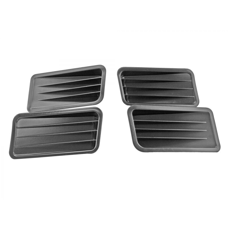 FORD MUSTANG 1967 PACK DES OUIES ECOPES LATERALES INFERIEUR D AILE ARRIERE Quarter panel Ornament 4 pieces MUSCLECAR GT M3514A C