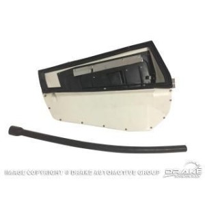 FORD MUSTANG 1967-1968 FASTBACK BOITE CANALISATION D ECOPE D AILE DROITE POUR VENTILATION PASSAGER ARRIERE DROIT quarter inner d