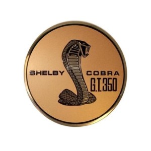 FORD MUSTANG 1967 SHELBY GT 350 EMBLEME DE BOUCHON DE RESERVOIR TRAPPE A ESSENCE Gas Cap Emblem GT350 SCOTT DRAKE S7MS-9030-350
