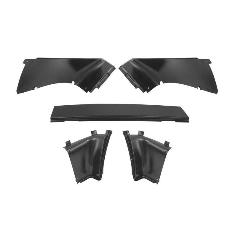 FORD MUSTANG 1967-1968 FASTBACK PANNEAUX INTERIEUR SUPERIEUR trim upper panel 5pcs/set f/b MUSCLECAR GT C7ZZ-63311123-K M3548M