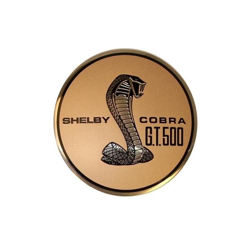 FORD MUSTANG 1967 SHELBY GT500 EMBLEME DE BOUCHON DE RESERVOIR TRAPPE A ESSENCE Gas Cap Emblem SCOTT DRAKE S7MS-9030-500