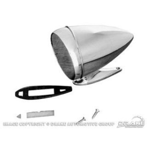 FORD MUSTANG 1964-1968 RETROVISEUR EXTERIEUR GAUCHE RACING FORME RONTUNDA BULLET bullet Racing Mirror SCOTT DRAKE C5RZ-17696-A