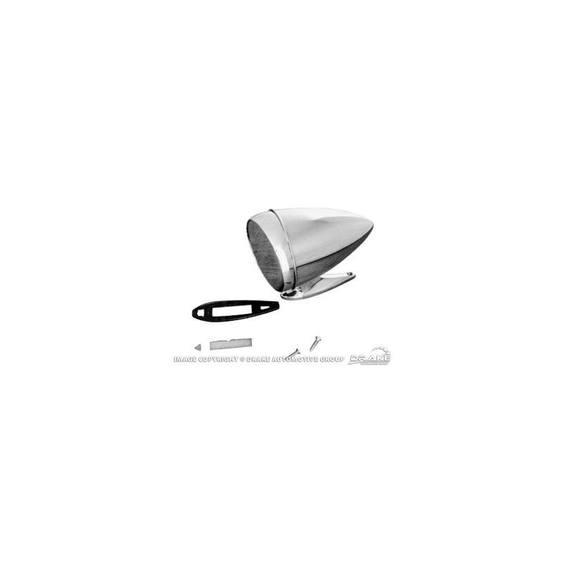 FORD MUSTANG 1964-1968 RETROVISEUR EXTERIEUR GAUCHE RACING FORME RONTUNDA BULLET bullet Racing Mirror SCOTT DRAKE C5RZ-17696-A