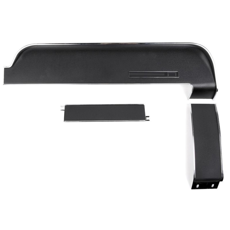 FORD MUSTANG 1967-1968 dash panel trim black 3pcs/set MUSCLECAR GT MSTDI04-P