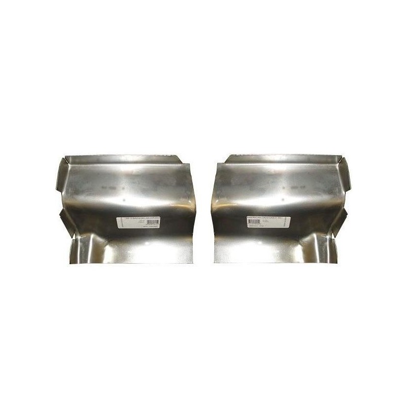 FORD MUSTANG 1965-1970 CABRIOLET PAIRE DE RENFORTS ANTI TORSION ARRIERE rear torque box top plate pr conv MUSCLECAR GT MSTFM04-E
